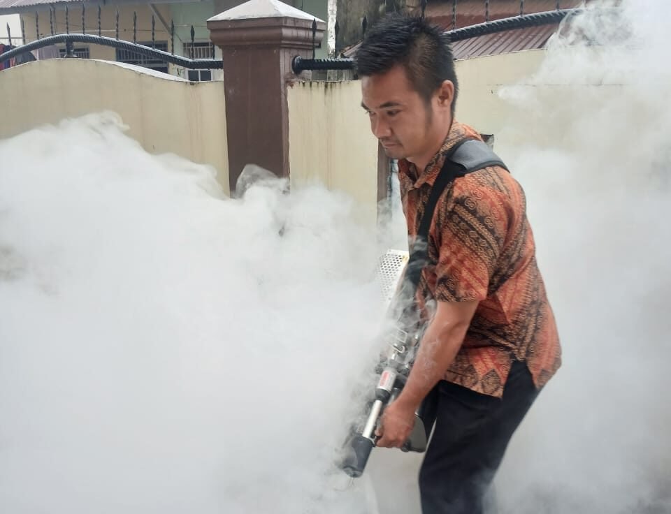 Musim Hujan, IB Satu Tancap Gas Cegah DBD, Fogging Serentak Digelar, Edukasi Konsep 5R Diperkuat