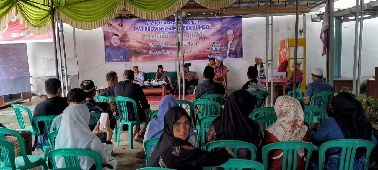 PWI Sumsel Peringati Isra Mi’raj Nabi Muhammad SAW, Perkuat Integritas Insan Pers