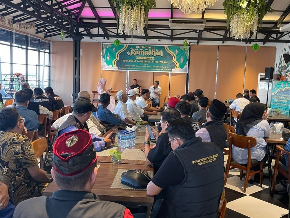 Bukber Hari LSM Sedunia, Ormas dan LSM Sumsel Serukan Polri Humanis dan Akuntabel