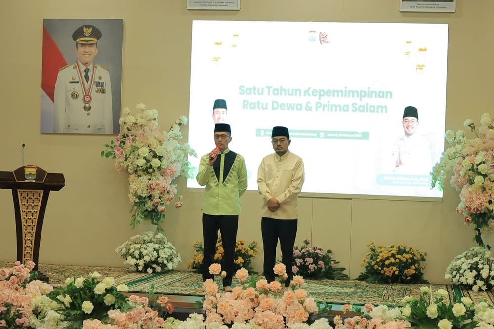 Ratu Dewa-Prima Salam Tasyakuran 1 Tahun Kepemimpinan