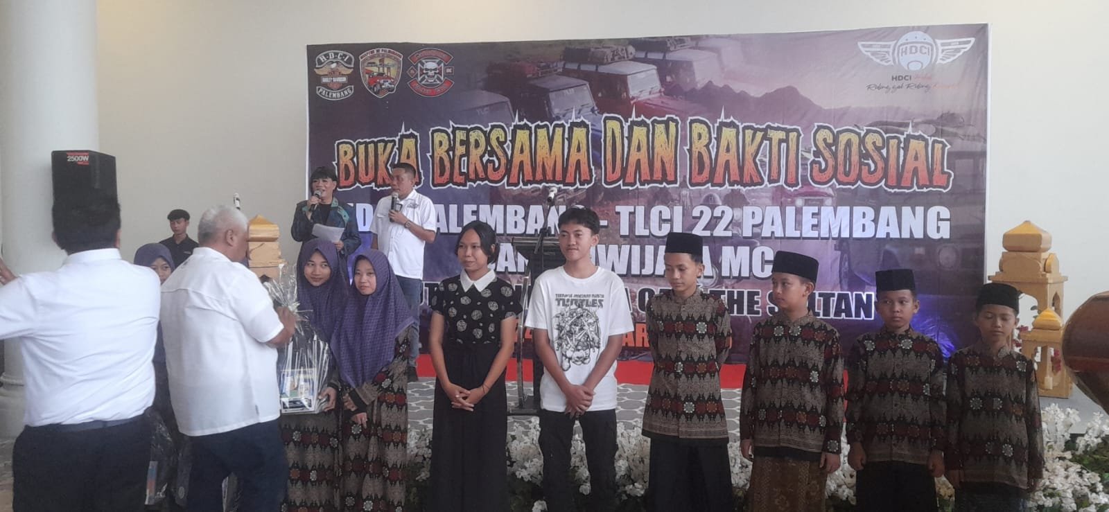 TLCI dan HDCI Palembang Berbagi di Ramadan, Santuni Anak Yatim
