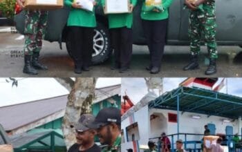 TNI Bergerak Cepat! Kodim 1803/Fakfak Salurkan Bantuan Kemanusiaan untuk Korban Kebakaran di Distrik Karas