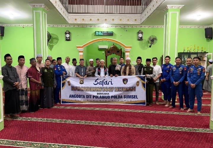Safari Ramadhan 1447 H, Ditpolairud Polda Sumsel Pererat Silaturahmi Bersama Warga Sukarami
