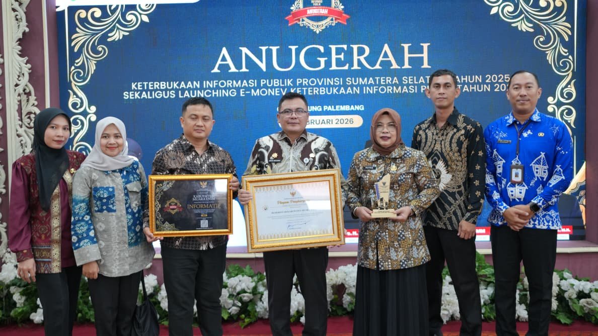 Muara Enim Raih Predikat Paling Informatif di Sumsel 2025
