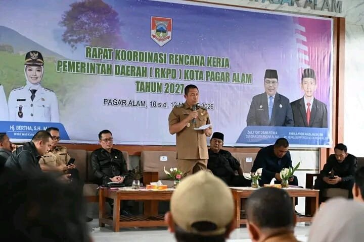 Wali Kota Pagar Alam Hadiri Rakor RKPD 2027 Bersama DPRD dan RT/RW Dapil III