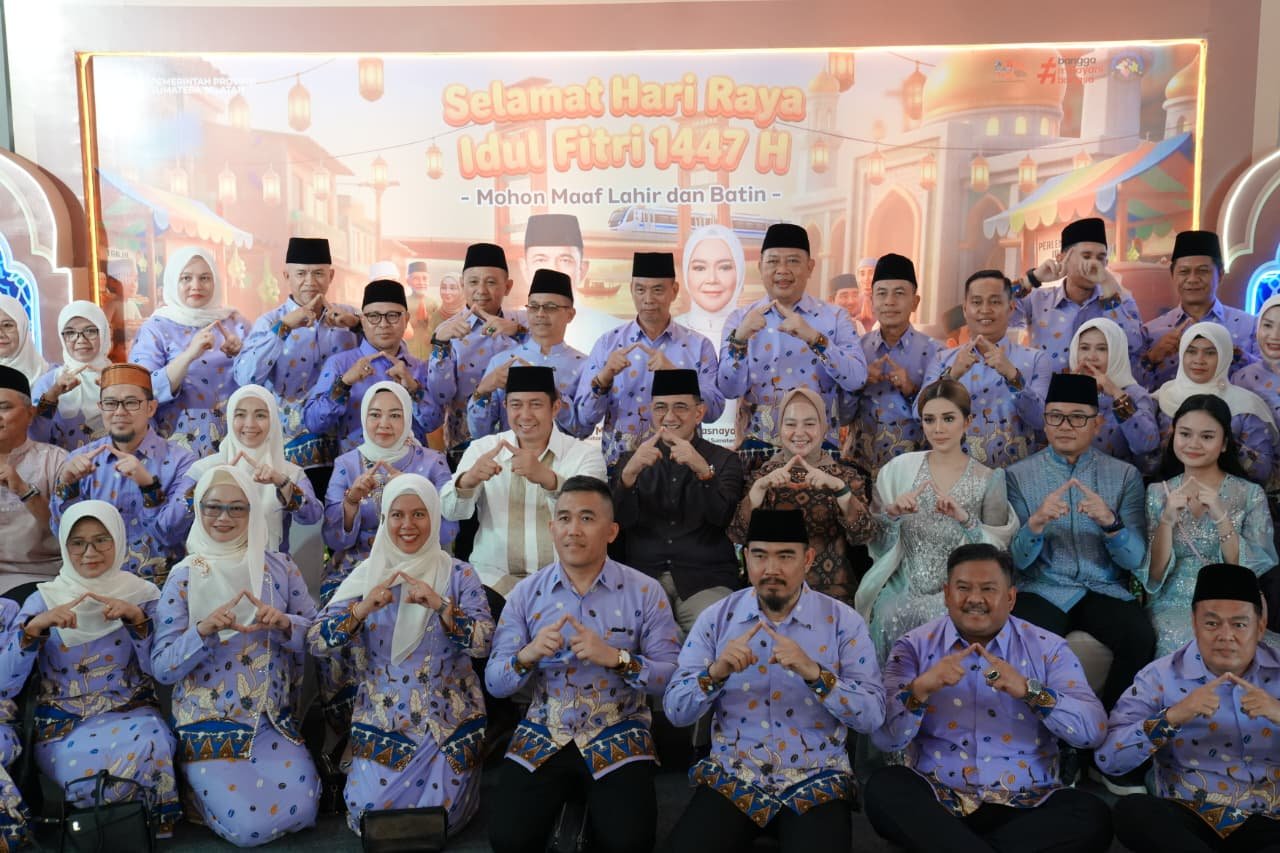 Halalbihalal Sekda Edward Candra, 17 Kepala Daerah se-Sumsel Solidkan Sinergi di Momen Idulfitri