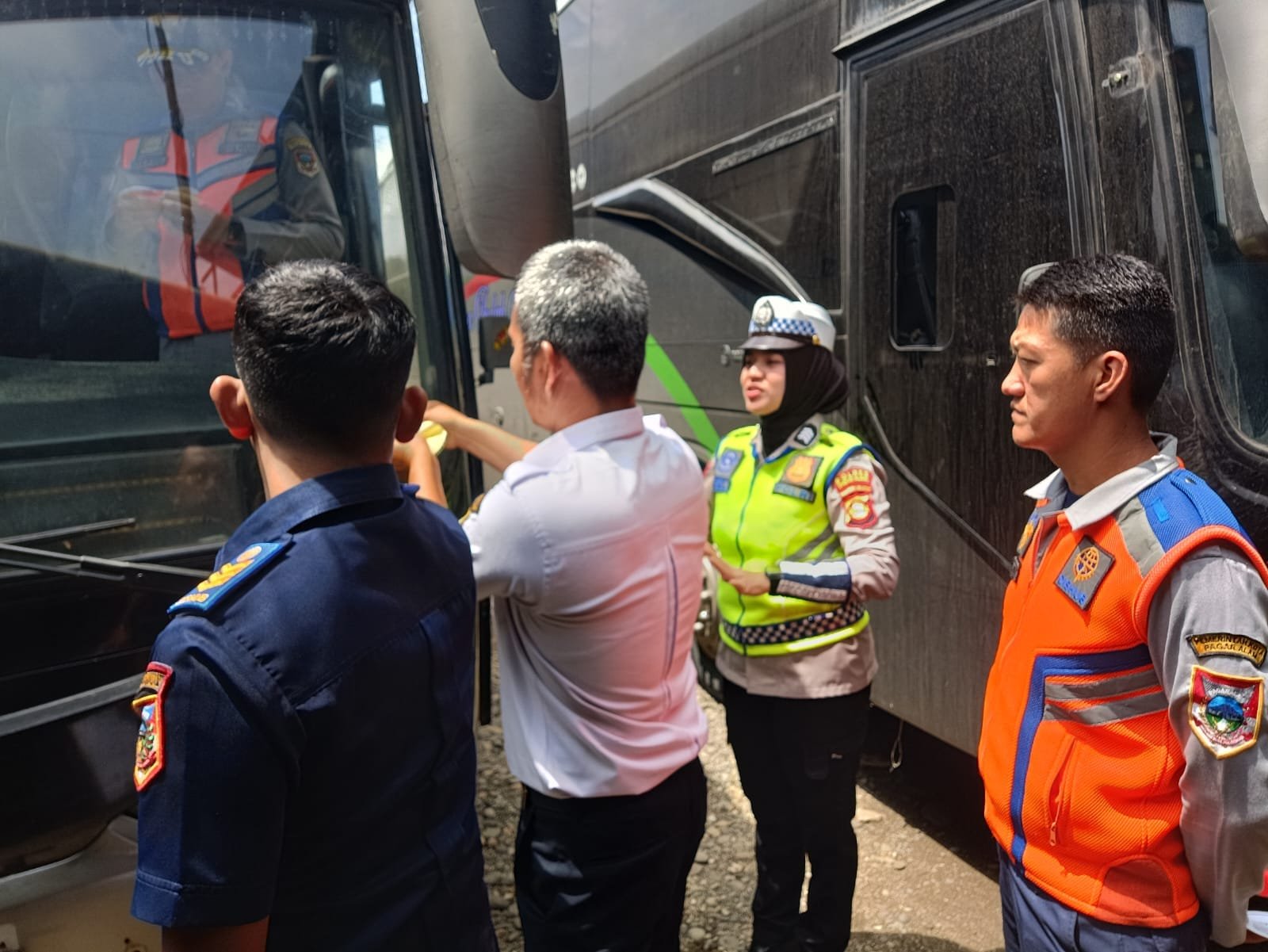 Dishub Pagaralam Lakukan Ramp Check Kendaraan Angkutan Lebaran 2026