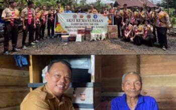 Pramuka SMAN 3 Pagar Alam Salurkan Bantuan Rp19 Juta untuk Korban Kebakaran