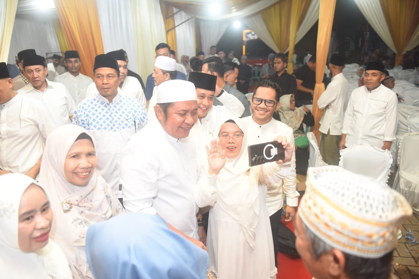 Safari Ramadhan di Talang Kelapa, Herman Deru Soroti Infrastruktur dan Dampak ODOL