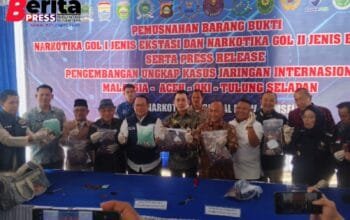 BNNP Sumsel Musnahkan Narkoba Jenis Etomidate dan Ekstasi