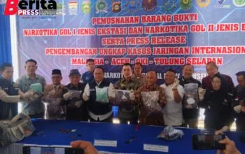 BNNP Sumsel Musnahkan Narkoba Jenis Etomidate dan Ekstasi