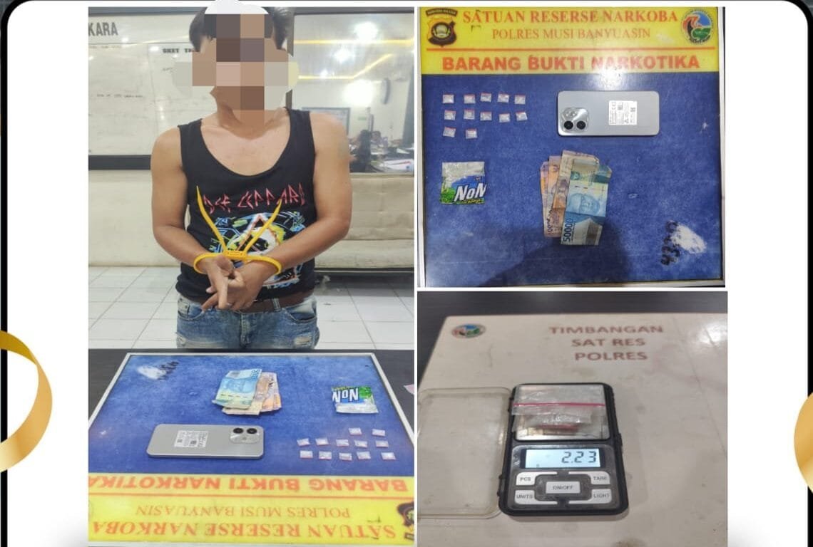 Jelang Operasi Ketupat Musi 2026, Polisi Ringkus Dua Pengedar Sabu