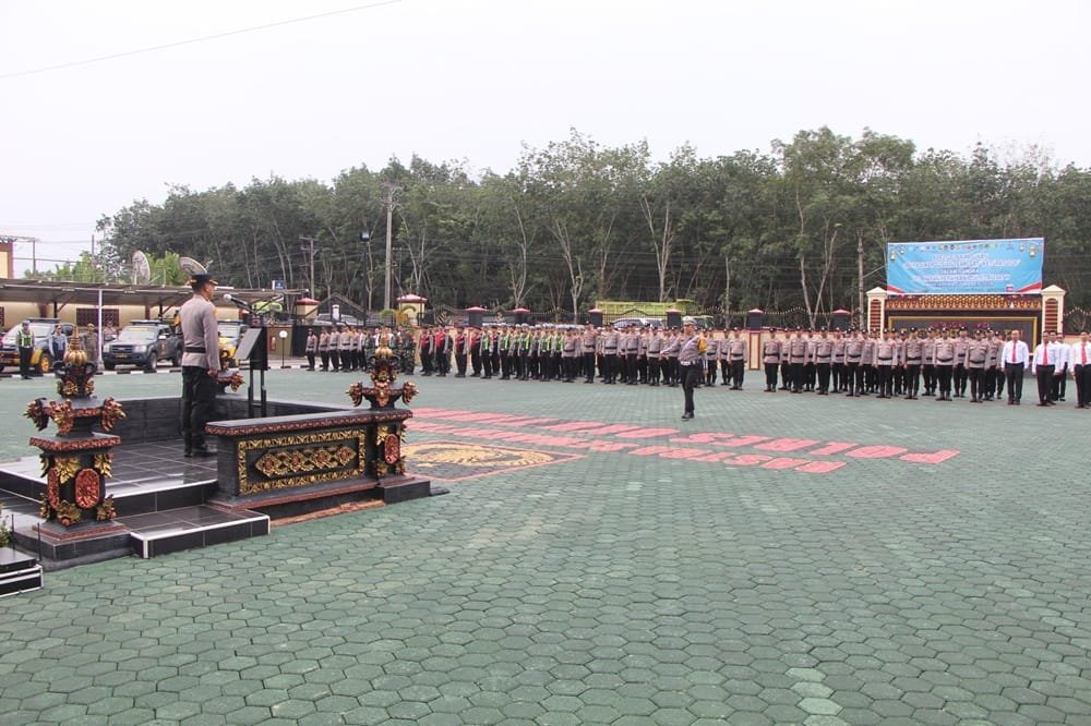 Polres OKU Timur Gelar Apel Operasi Ketupat Musi 2026 Jelang Idul Fitri