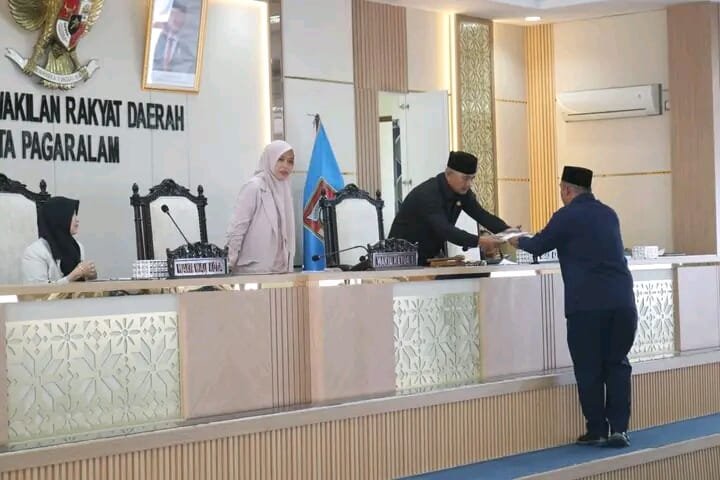 Paripurna DPRD Pagar Alam Bahas LKPJ Wali Kota 2025 dan Pembentukan Pansus