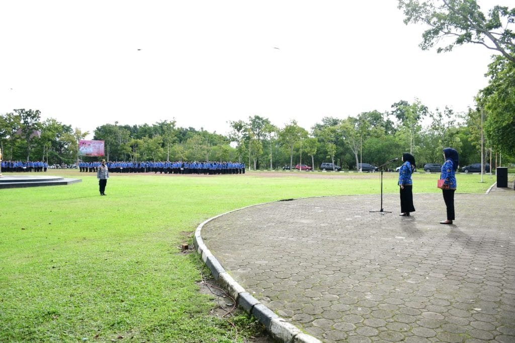 Jelang Ramadan 1447 H, Wabup Netta Pimpin Apel Gabungan dan Sampaikan Penyesuaian Jam Kerja ASN