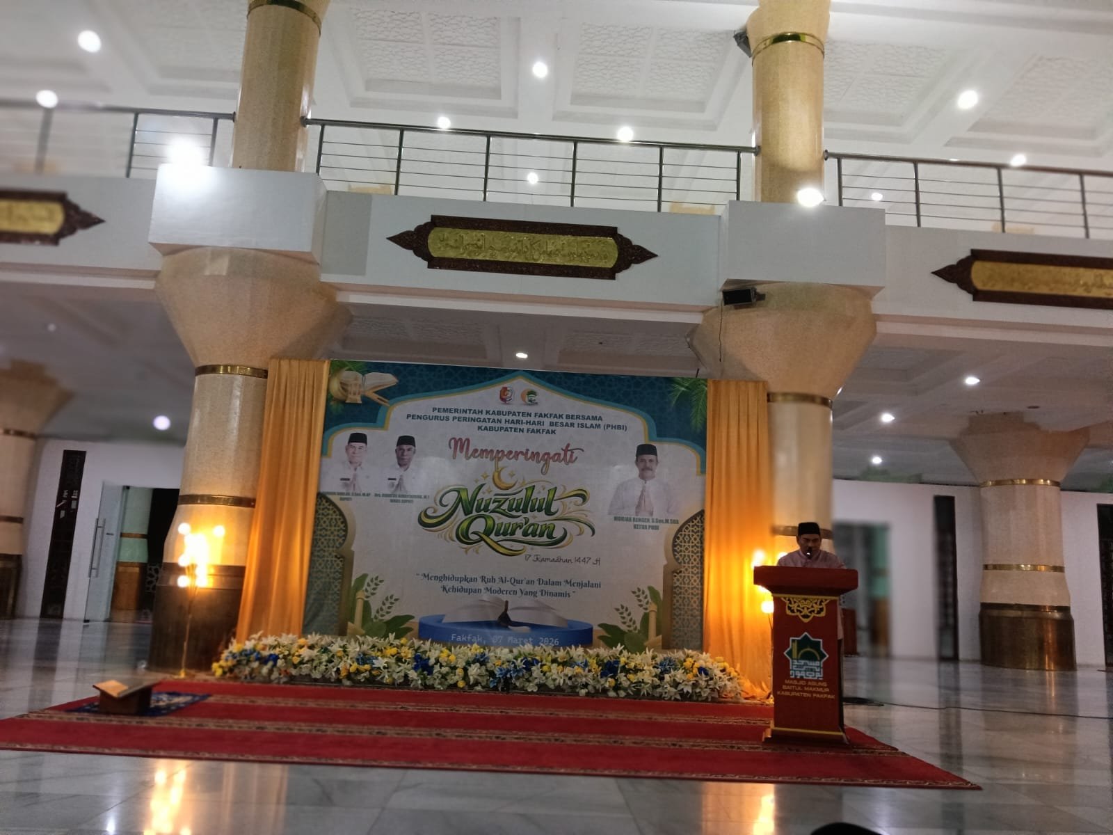 Bupati Fakfak Ajak Umat Maknai Nuzulul Qur’an Melalui Peningkatan Literasi Dan Implementasi Nilai Kehidupan