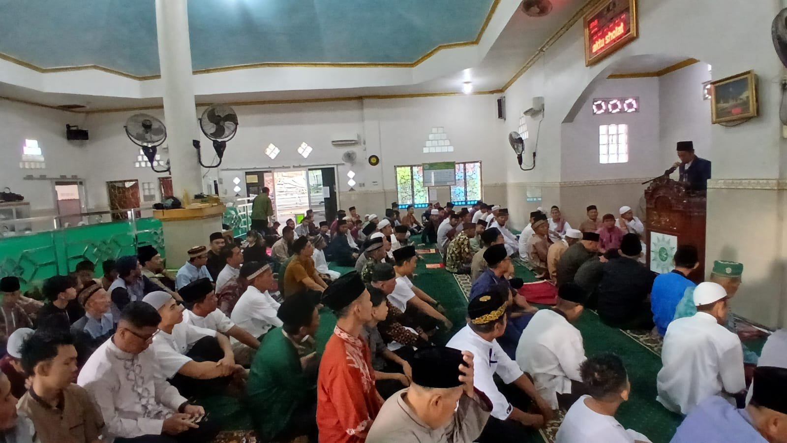 Digelar di Masjid Istiqomah, Sholat Ied Muhammadiyah Ujanmas Berlangsung Khusyuk
