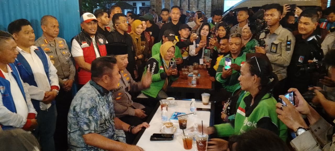 Kapolri Resmikan Kedai ADO Presisi, Ruang Singgah dan Makan Murah bagi Ojol