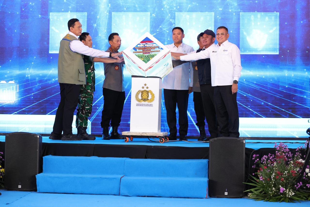 Kapolri Luncurkan Program KUR Petani Jagung di Ogan Ilir, Bulog Siap Serap Hasil Panen