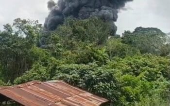Penyulingan Minyak di Desa Kemang Terbakar, Polisi Lakukan Penyelidikan