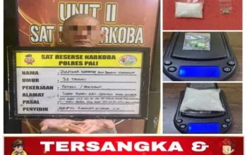Polisi Menyamar Jadi Pembeli, Pengedar Sabu di PALI Ditangkap di Parkiran Pasar