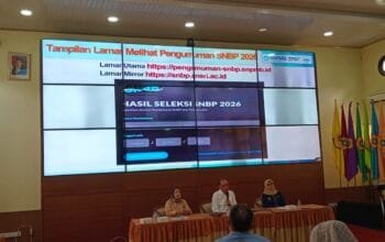 Unsri Umumkan Hasil SNBP 2026, 23 Ribu Pendaftar Perebutkan 2.294 Kursi