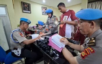 Perkuat Profesionalisme, Polda Sumsel Cek Senpi dan Administrasi Personel