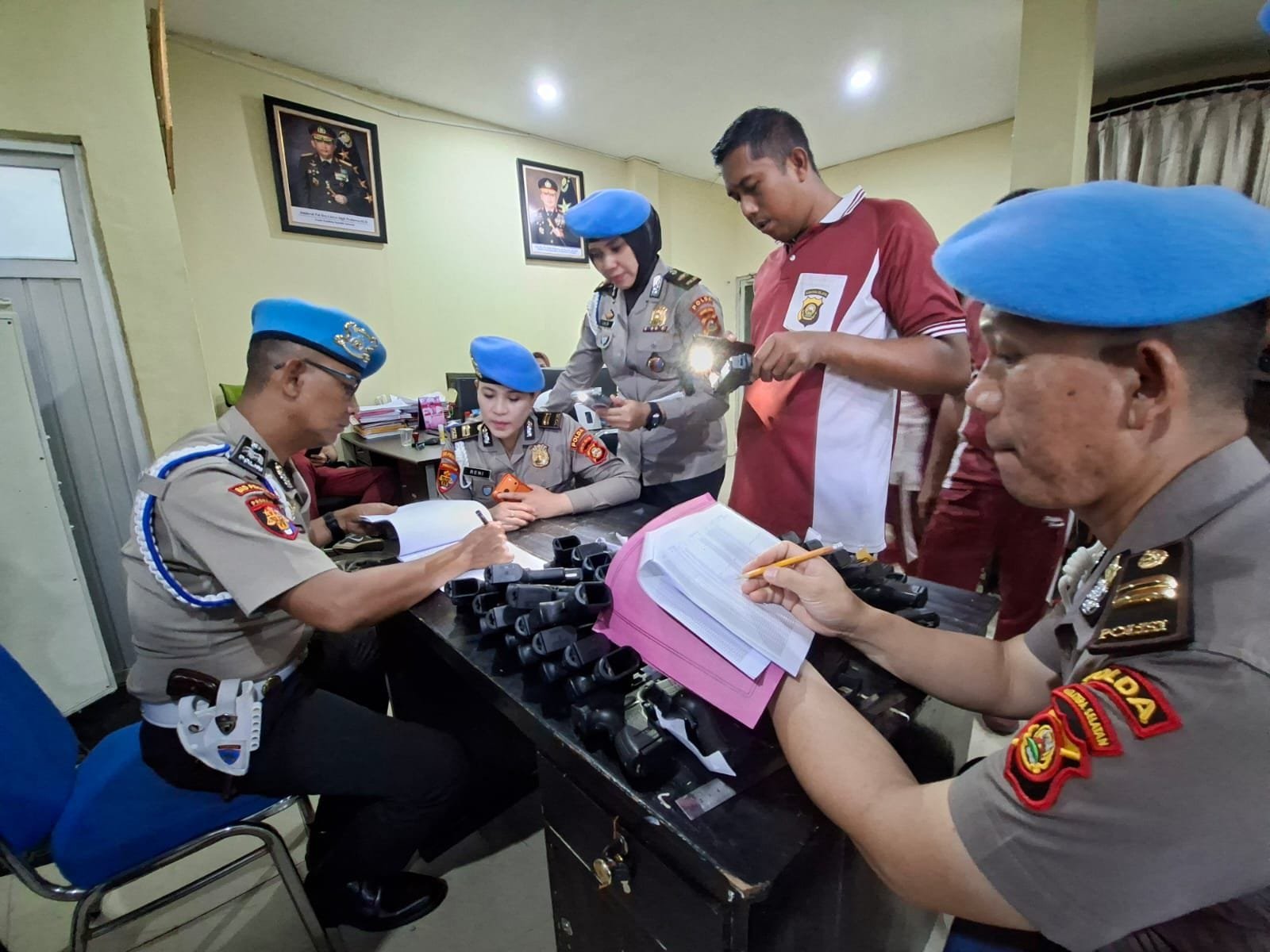 Perkuat Profesionalisme, Polda Sumsel Cek Senpi dan Administrasi Personel