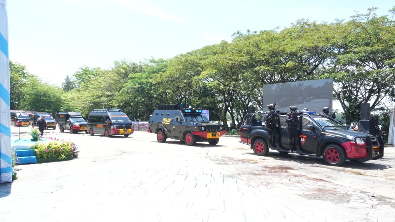 Polda Sumsel Gelar Simulasi Sispamkota 2026, Tingkatkan Kesiapan Personel