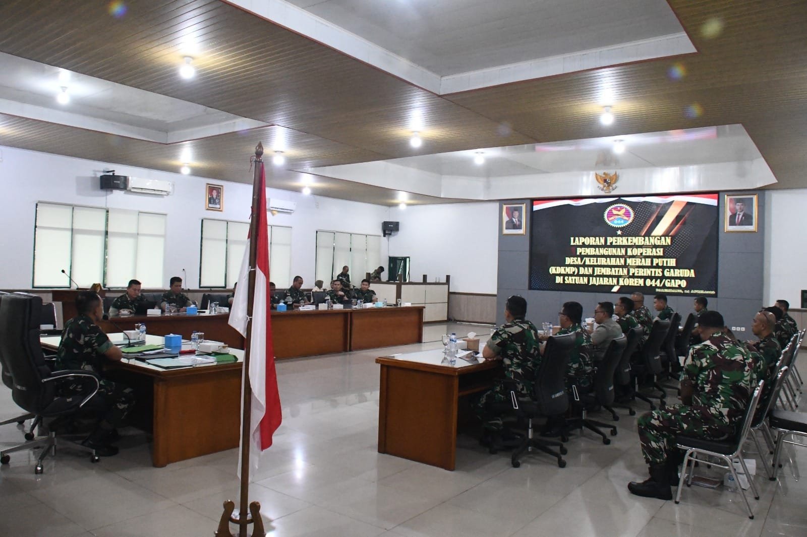 Danrem 044/Gapo Soroti Pembangunan KDKMP dan Jembatan Perintis Garuda