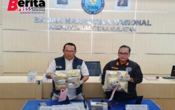 BNNP Sumsel Musnahkan Narkotika Asal Malaysia