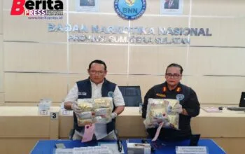 BNNP Sumsel Musnahkan Narkotika Asal Malaysia