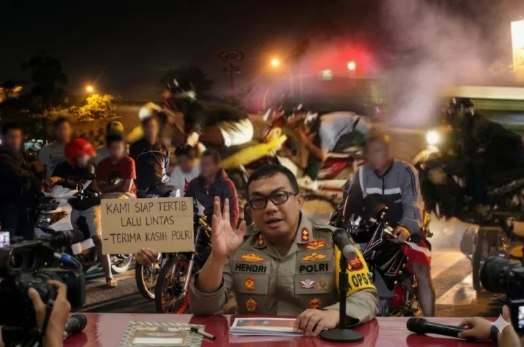 Stop Balap Liar! Kapolres Ajak Anak Muda Fakfak Sayangi Nyawa di Jalan Raya