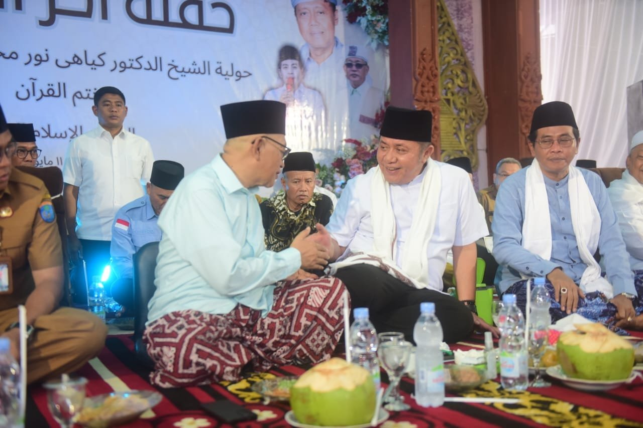 Herman Deru Hadiri Haflah Akhirusunnah dan Haul di Ponpes An Nur OKI