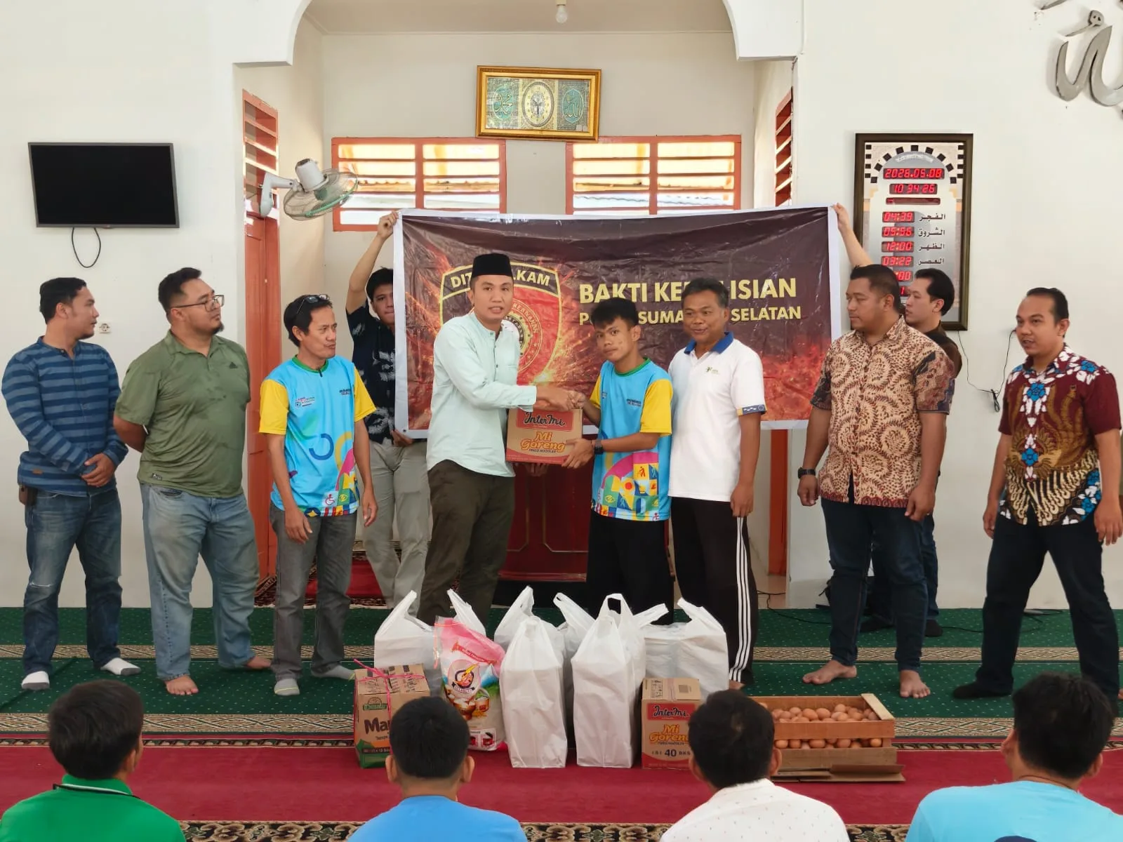 Dit Intelkam Polda Sumsel Salurkan Bantuan Sosial ke Sentra Budi Perkasa Palembang