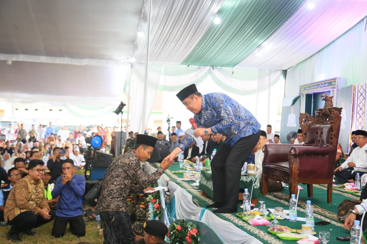 Cik Ujang Hadiri Harlah ke-10 Ponpes Hidayatullah Mubtadiin Sigam