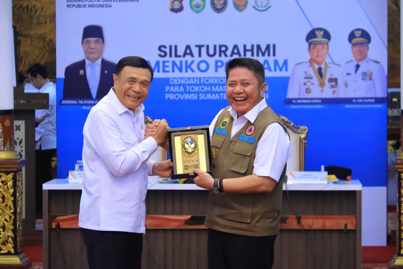 Herman Deru Dampingi Menko Polkam, Ajak Masyarakat Jaga Persatuan