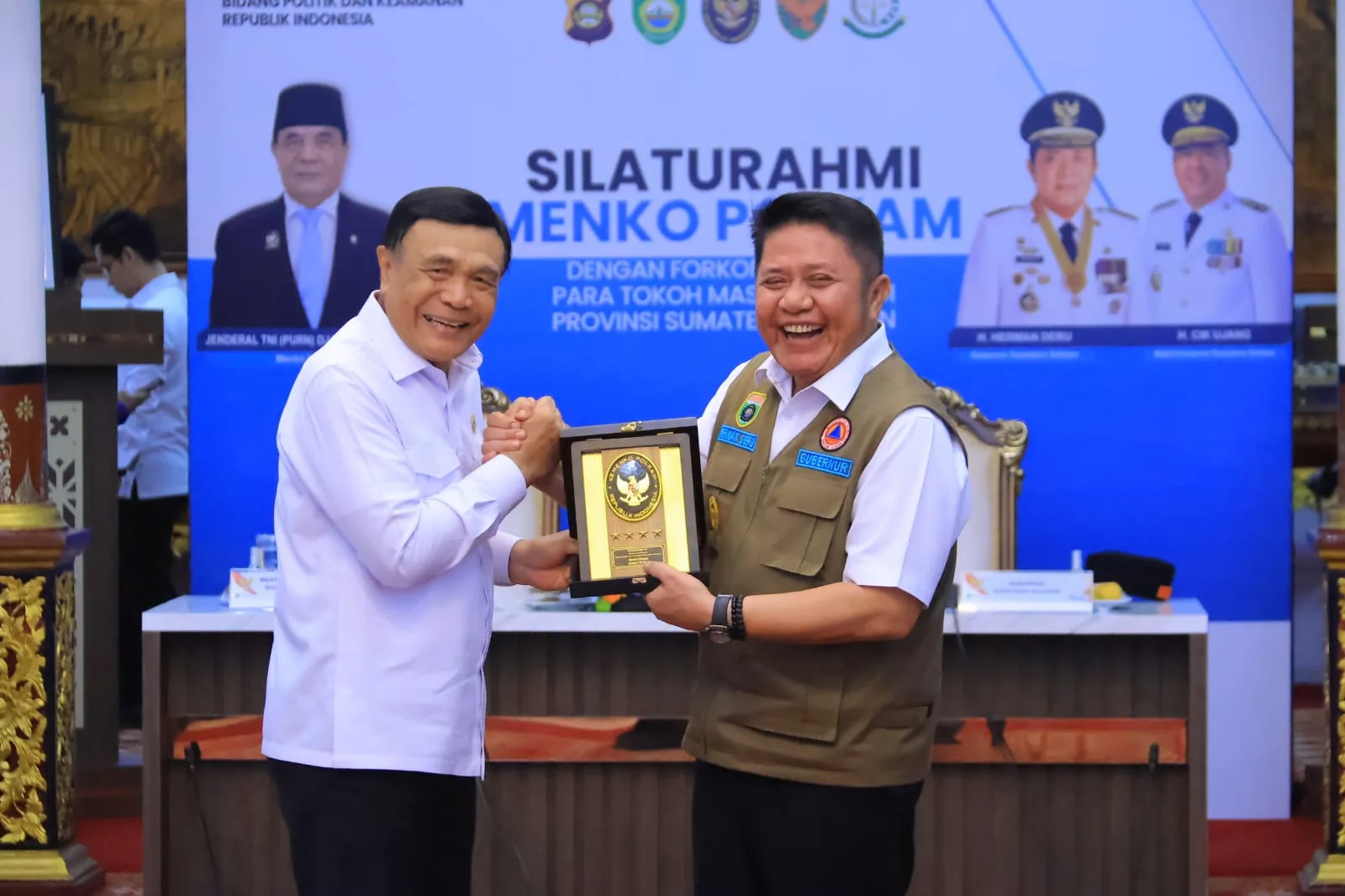 Herman Deru Dampingi Menko Polkam, Ajak Masyarakat Jaga Persatuan