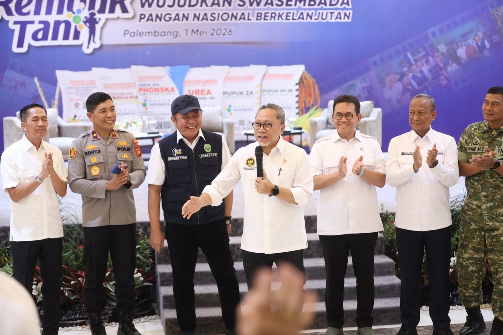 Didampingi Zulkifli Hasan, Herman Deru Pacu Operasional PSEL Palembang