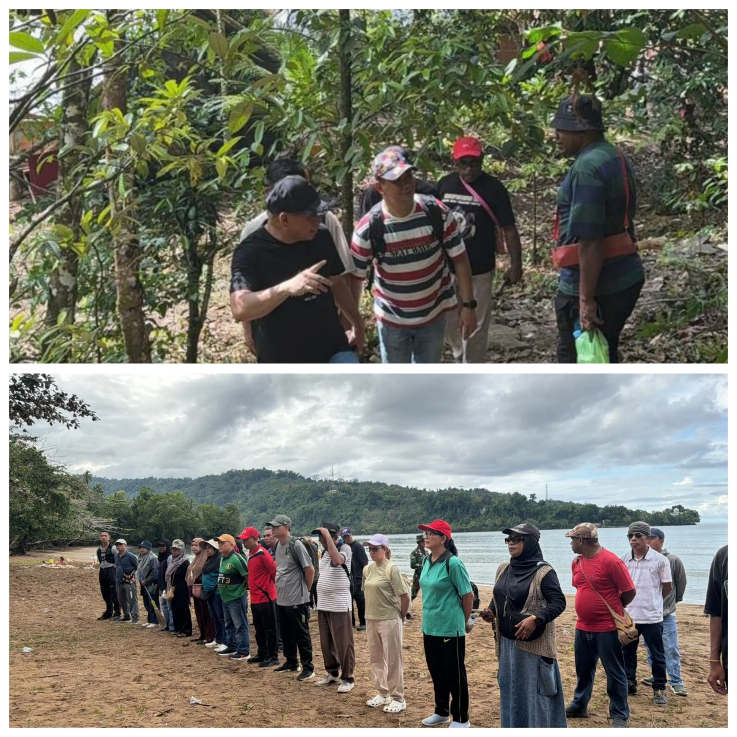 Aksi Nyata Bupati Samaun Dahlan Kerahkan ASN Bersihkan Pulau Bonyom Demi Sukseskan Perayaan Misi Katolik Tanah Papua