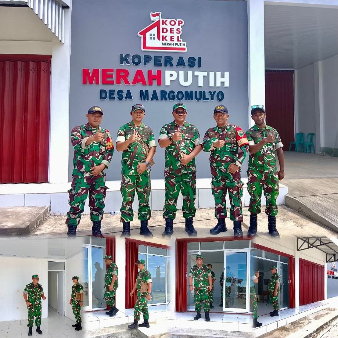 Sinergi TNI-Rakyat Sukses, Pembangunan Koperasi Merah Putih Manokwari Selatan Rampung 100%