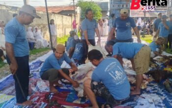 Semangat Idul Adha, Warga Kemang Agung Sembelih 5 Sapi dan 6 Kambing Qurban