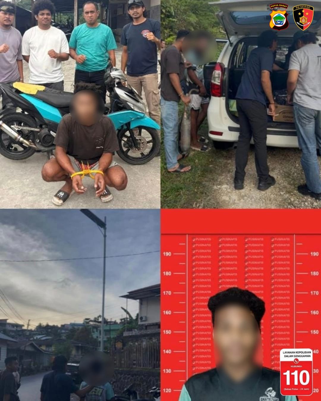 Gerak Cepat, Satreskrim Polres Fakfak Ringkus Pelaku Curanmor di Pariwari