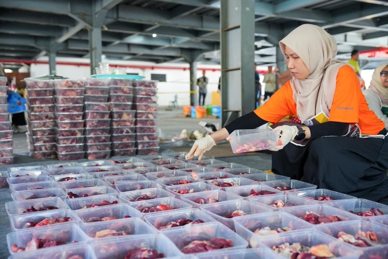 PLN UID S2JB Sembelih 8 Sapi dan 9 Kambing di Idul Adha 1447 H