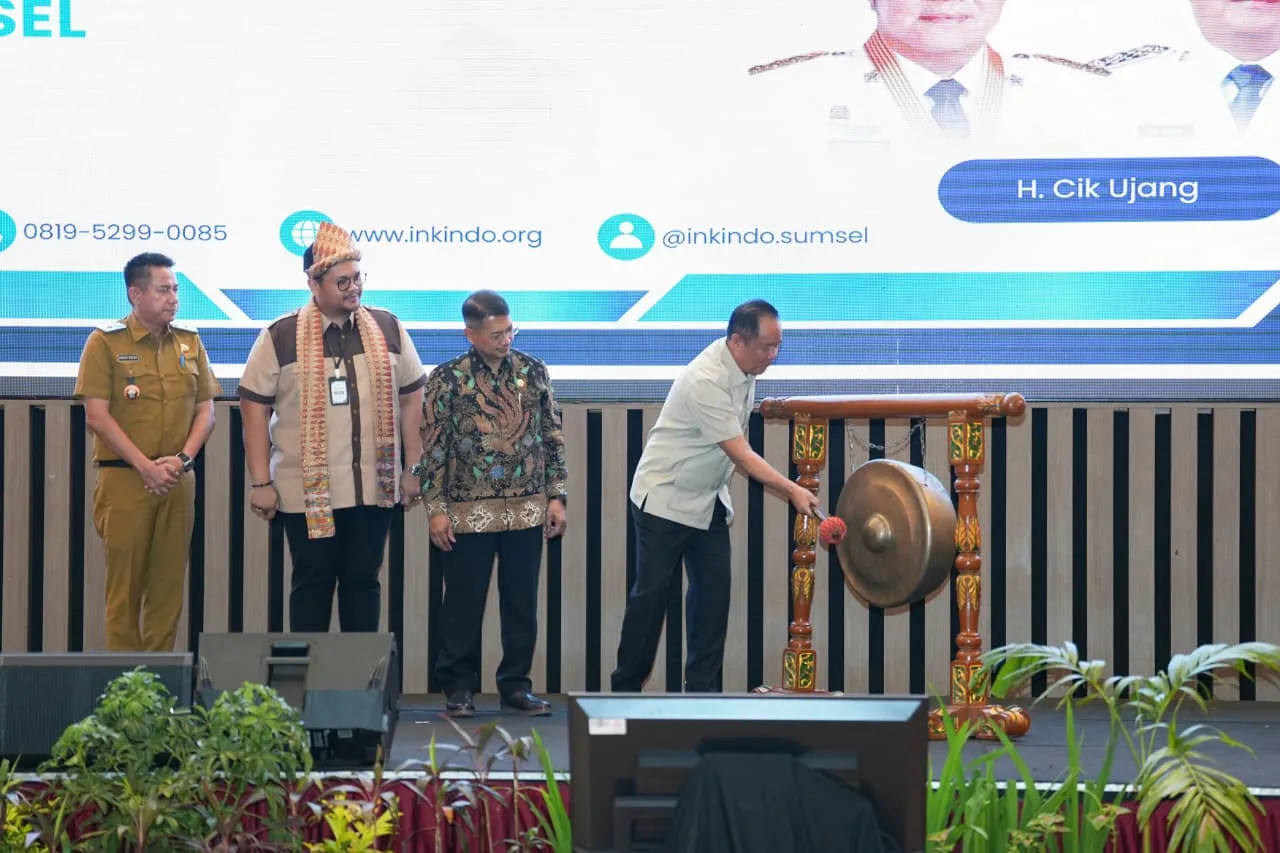 Hadiri Musprov XII, Cik Ujang Minta INKINDO Sinkronkan Program dengan Visi Pemprov Sumsel