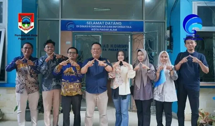 Diskominfo Banyuasin Studi Tiru Pengelolaan KKPD ke Pagar Alam