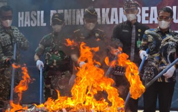 Rokok Ilegal Dimusnahkan, Negara Selamat Rp7,7 Miliar