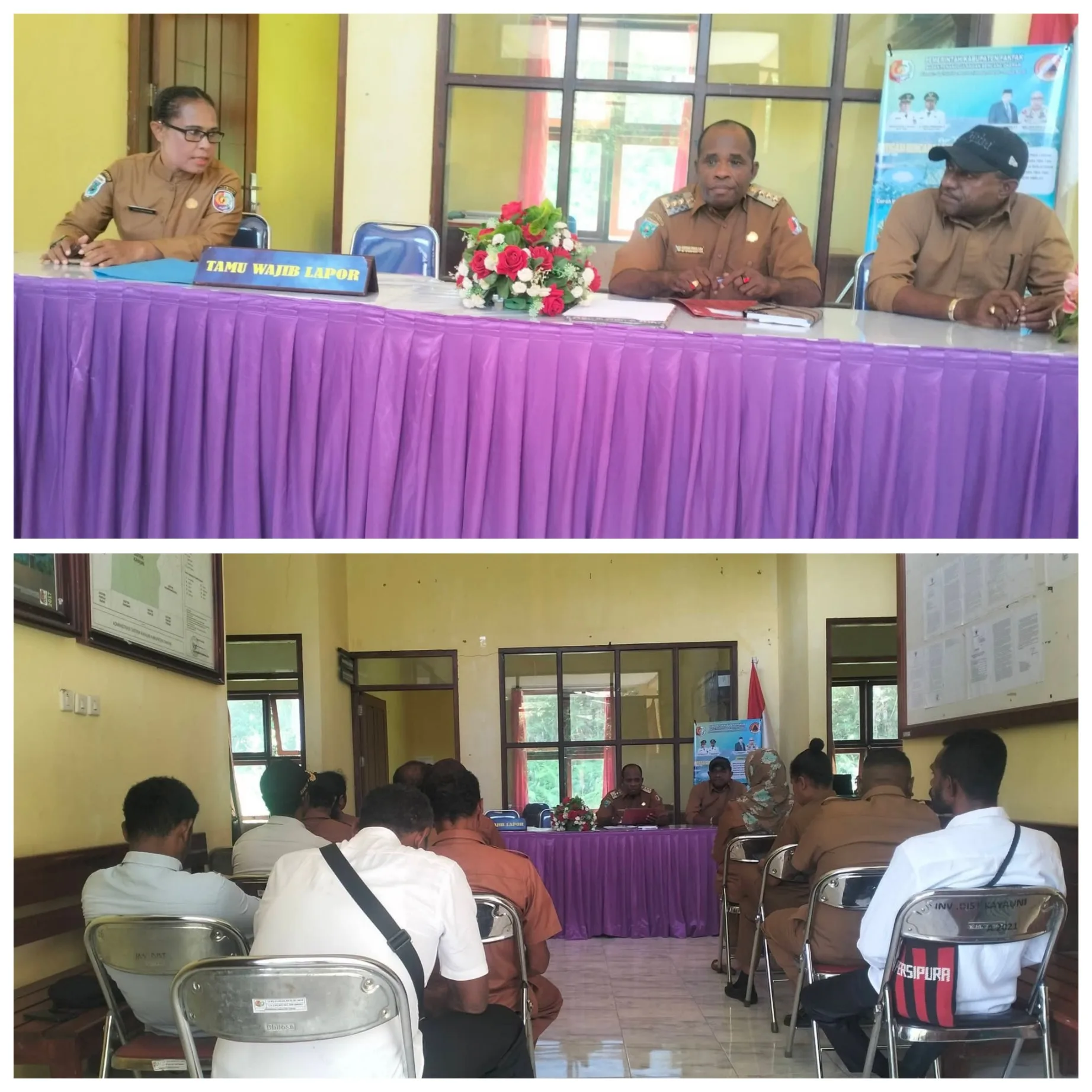 Tingkatkan Kualitas Pelayanan, Kepala Distrik Kayauni Ajak Jajaran Perkuat Solidaritas dan Transparansi