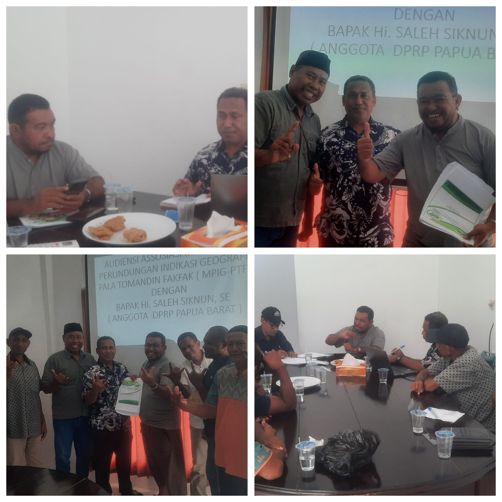Perjuangkan Komoditas Unggulan, MPIG Fakfak dan Saleh Siknun Bahas Masa Depan Pala Tomandin