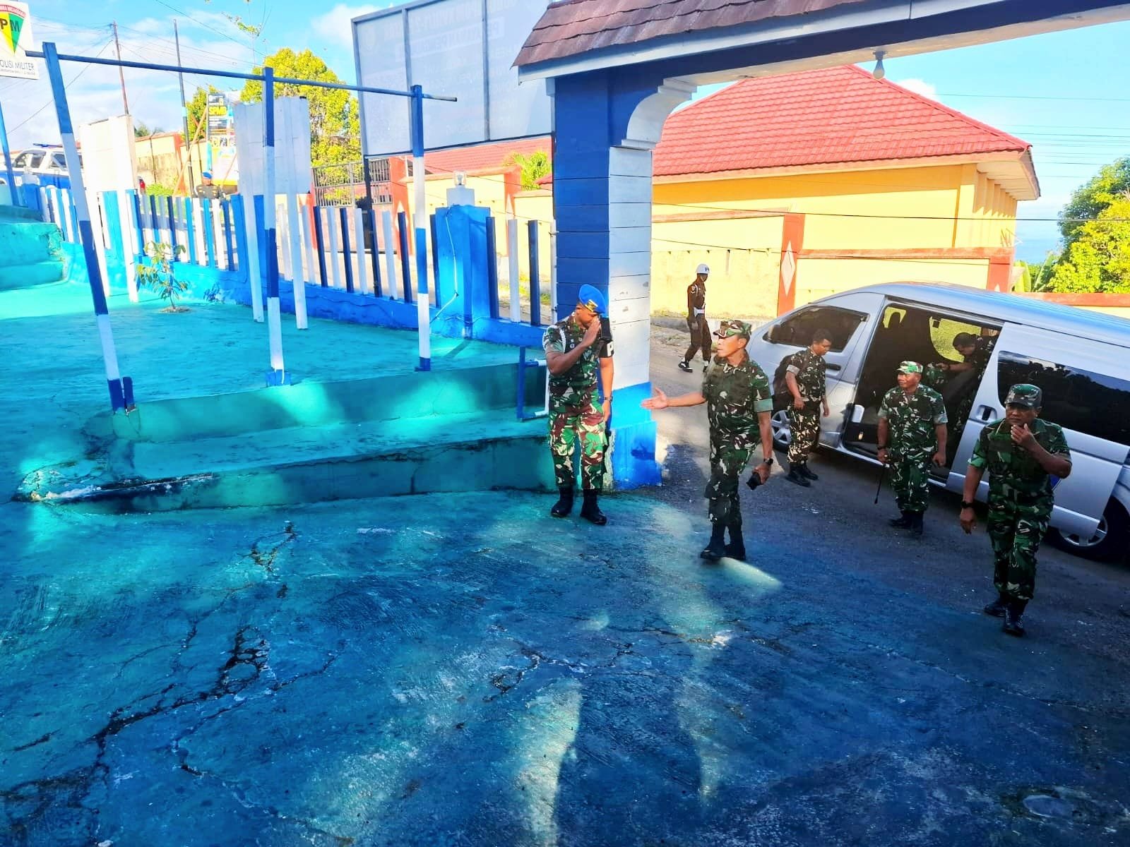 Tinjau Subdenpom Fakfak, Mayjen TNI Cristian Kurnianto Tuhuteru Puji Kedisiplinan Personel